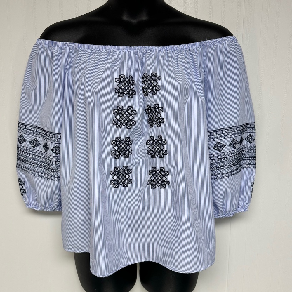 Perch by Blu Pepper Off the Shoulder Top - Size 2XL